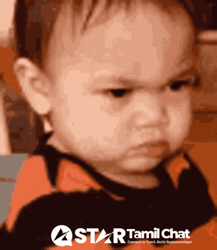 Angry Baby on Star Tamil Chat Poster