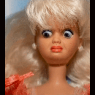 Angry Barbie Doll GIF