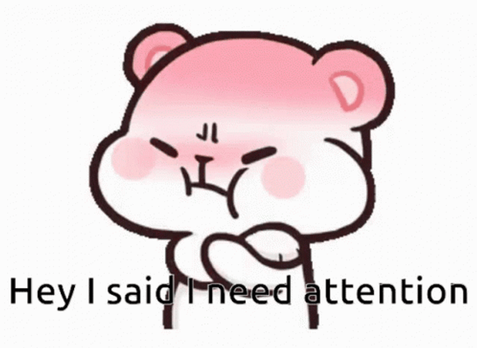 Angry Bear Needs Attention GIF