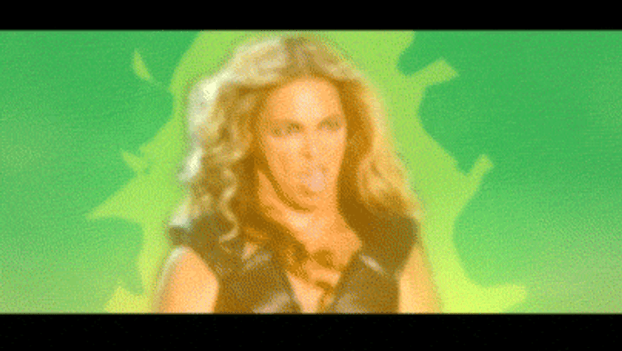 Angry Beyonce With Super Saiyan Powers GIF
