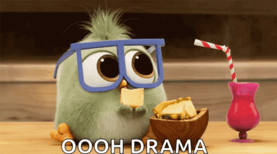 Angry Bird Drama Look GIF