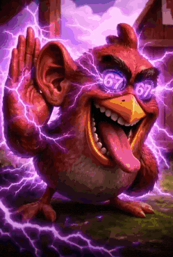 Angry Bird with Sunglasses Number 67