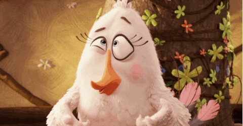 Angry Birds Matilda Deep Breathing GIF