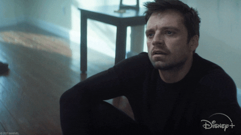 Angry Bucky Barnes Sebastian Stan GIF