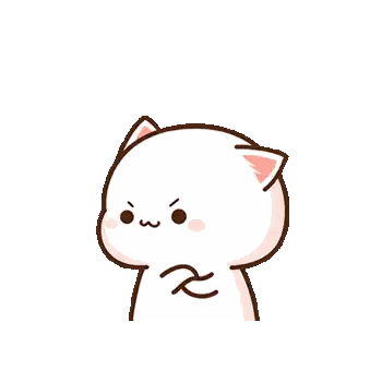 Angry Cartoon Cat Standing