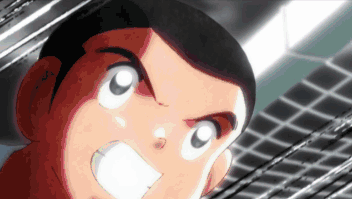 Angry Cartoon Character Close Up