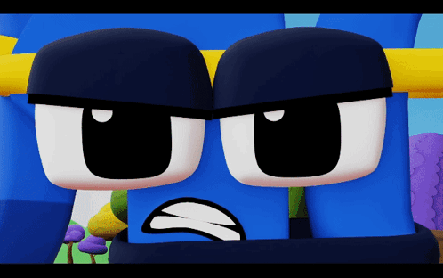 Angry Cartoon Character Face