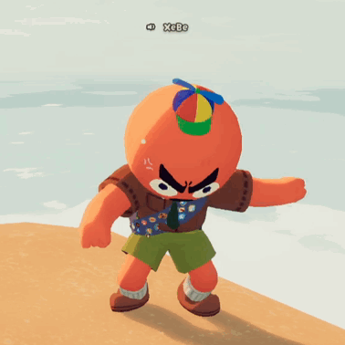 Angry Cartoon Character With Hat