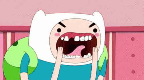 Angry Cartoon Character With Huge Mouth