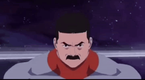 Angry Cartoon Character With Mustache GIF