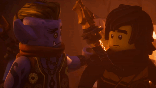 Angry Cartoon Character With Scarf GIF