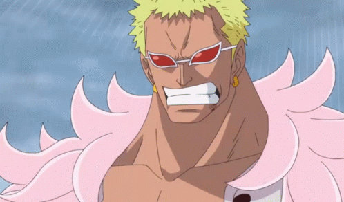 Angry Cartoon Character With Yellow Hair And Red Glasses GIF