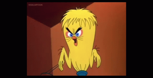 Angry Cartoon Chicken