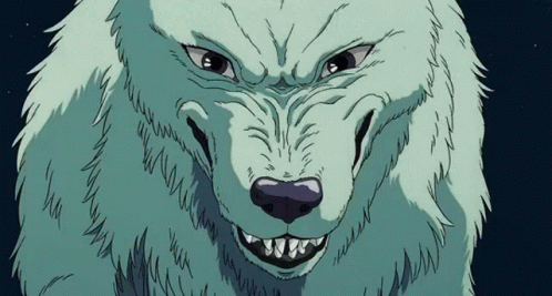Angry Cartoon Polar Bear