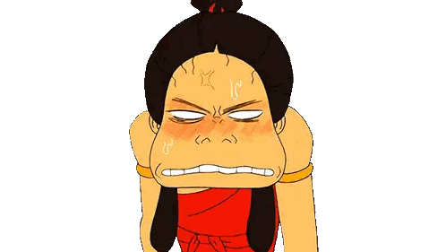 Angry Cartoon Woman