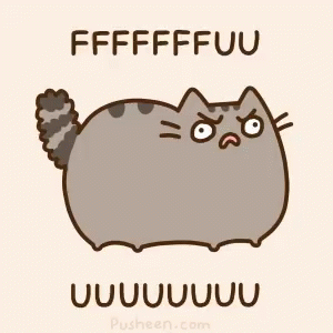 Angry Cat Saying Fffffffuu GIF