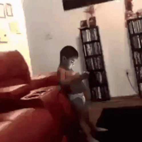 Angry Child Throwing Phone GIF