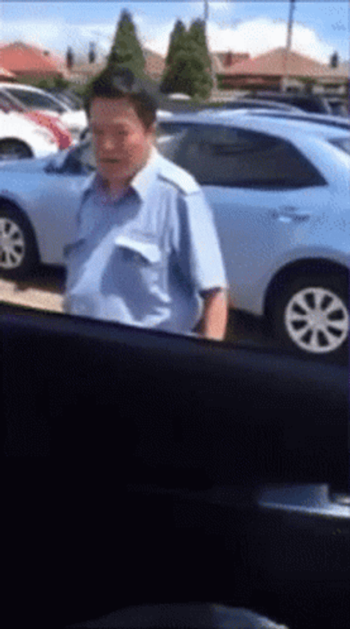 Angry Chinese Man Swearing Get Fuck GIF