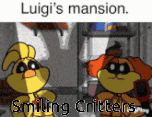 Angry Critters In Luigi's Mansion GIF