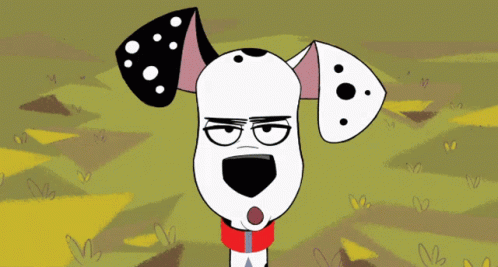 Angry Dalmatian Dog
