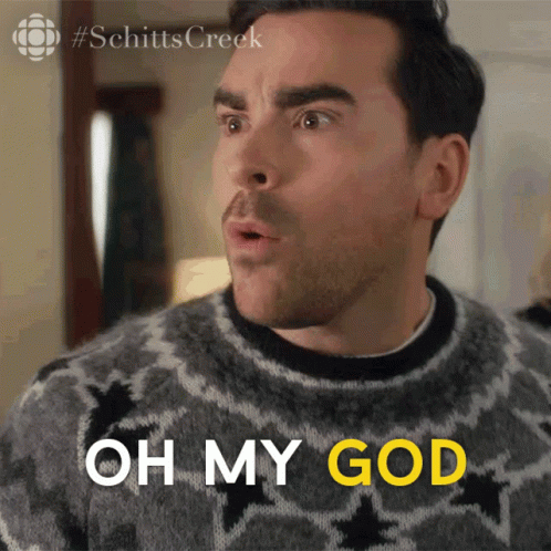 Angry David Rose Oh My God Meme GIF