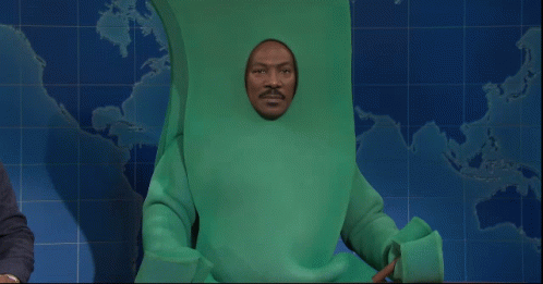 Angry Eddie Murphy In Gumby Suit GIF