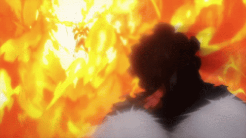 Angry Endeavor Hero Academia Fire Up GIF