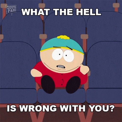 Angry Eric Cartman Watching Helen Keller The Musical GIF