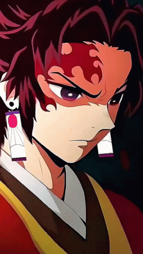 Angry Face Of Yoriichi Tsugikuni GIF
