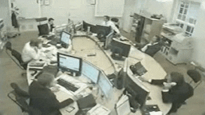 Angry Fight Office GIF