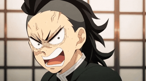 Angry Genya Demon Slayer GIF
