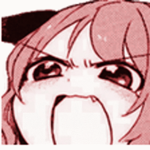 Angry Girl Close Up