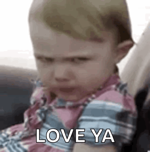 Angry Girl Love Ya GIF