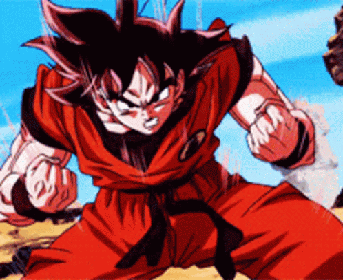 Angry Goku Manga In Dragon Ball Z GIF