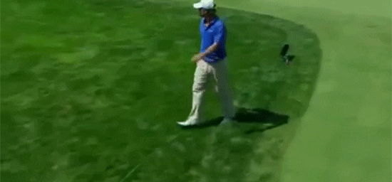 Angry Golf Player GIF