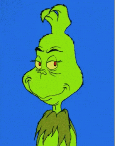 Angry Grinch With Red Eyes GIF