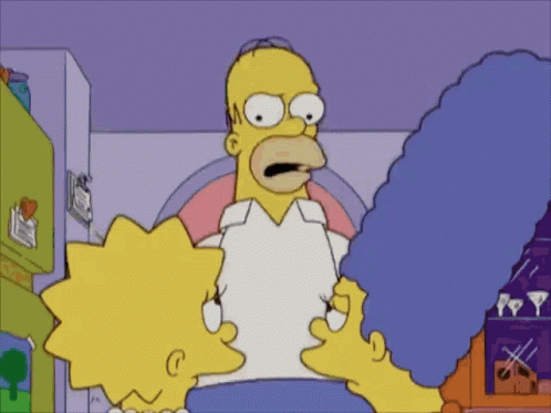 Angry Homer Simpson Walk Off GIF