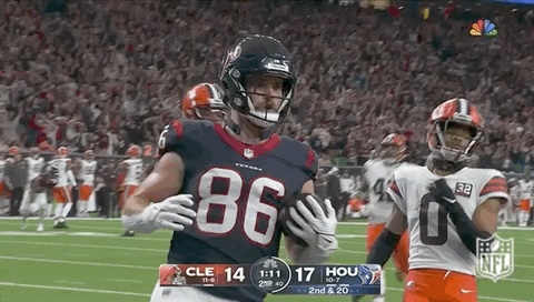 Angry Houston Texans Player Kick GIF