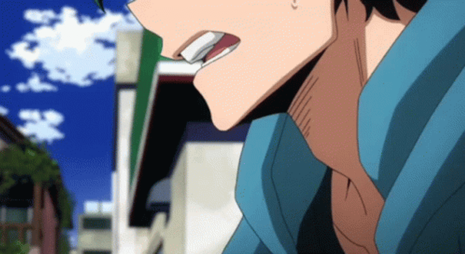 Angry Izuku Midoriya GIF