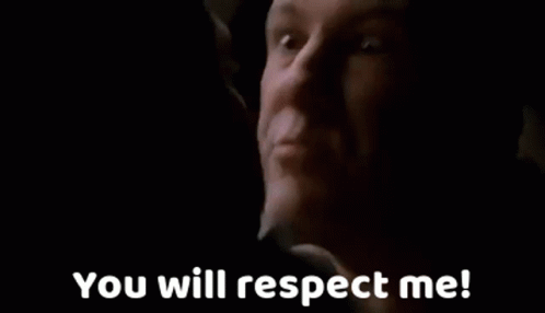 Angry James Gandolfini Respect Me Respect My Authority GIF
