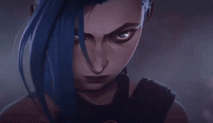 Angry Jinx Arcane GIF
