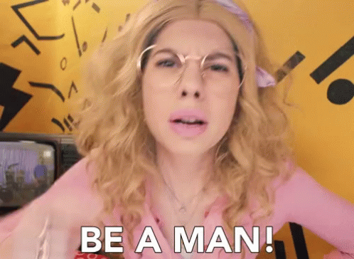 Angry Lady Streamer Be A Man GIF