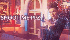 Angry Lana Shoot Me Plz GIF