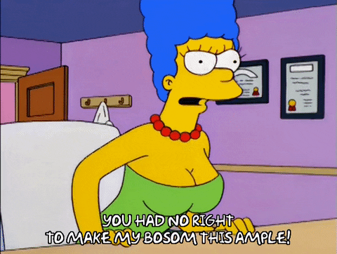 Angry Large Marge The Simpson GIF