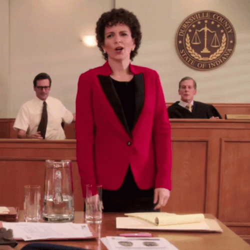 Angry Lawyer In Court GIF