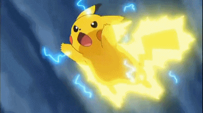 Angry Lightning Pikachu GIF