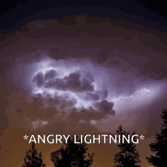 Angry Lightning Storm GIF