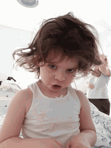 Angry Little Girl Punch GIF