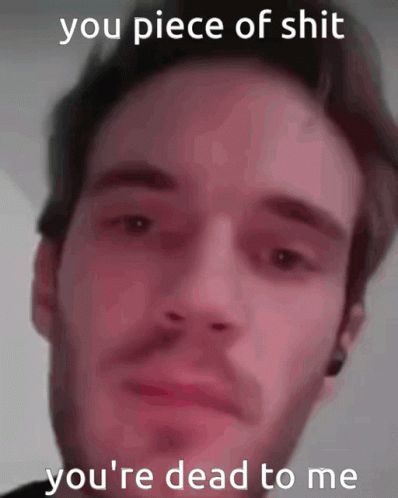 Angry Man Says Youre Dead To Me GIF