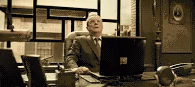 Angry Man Throw Computer Outside Window Vintage GIF